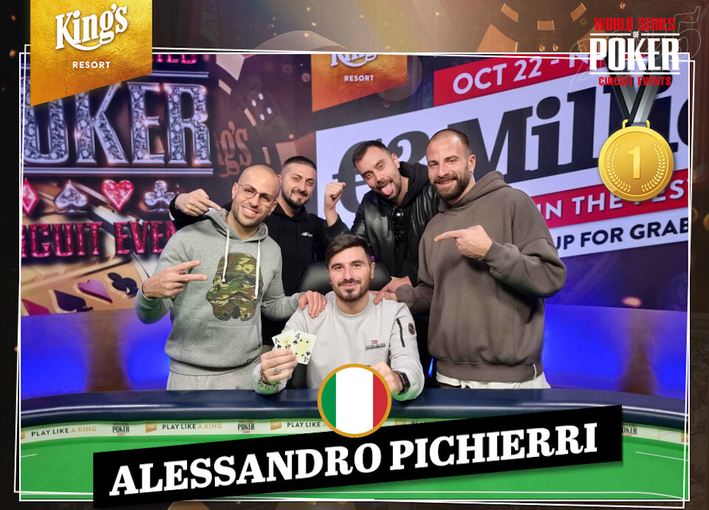 Ale ‘Deneb93’ Pichierri allunga la collezione Wsop: dopo il bracelet ecco anche il Ring