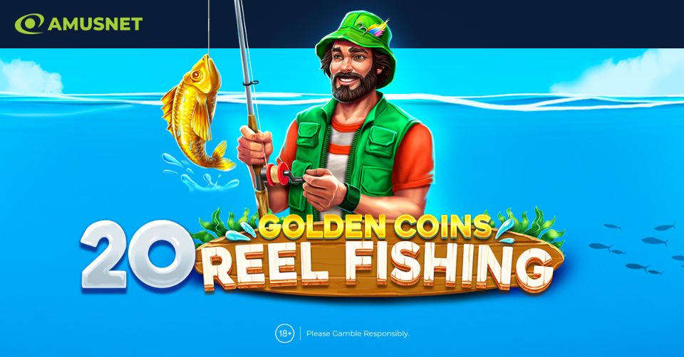 Amusnet, immersione nelle emozioni con 20 Golden Coins: Reel Fishing