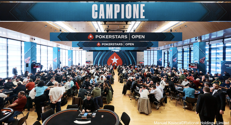 PokerStars Open Campione: 1.365 entries con un field stellare, Conti, Cerci e Sammartino