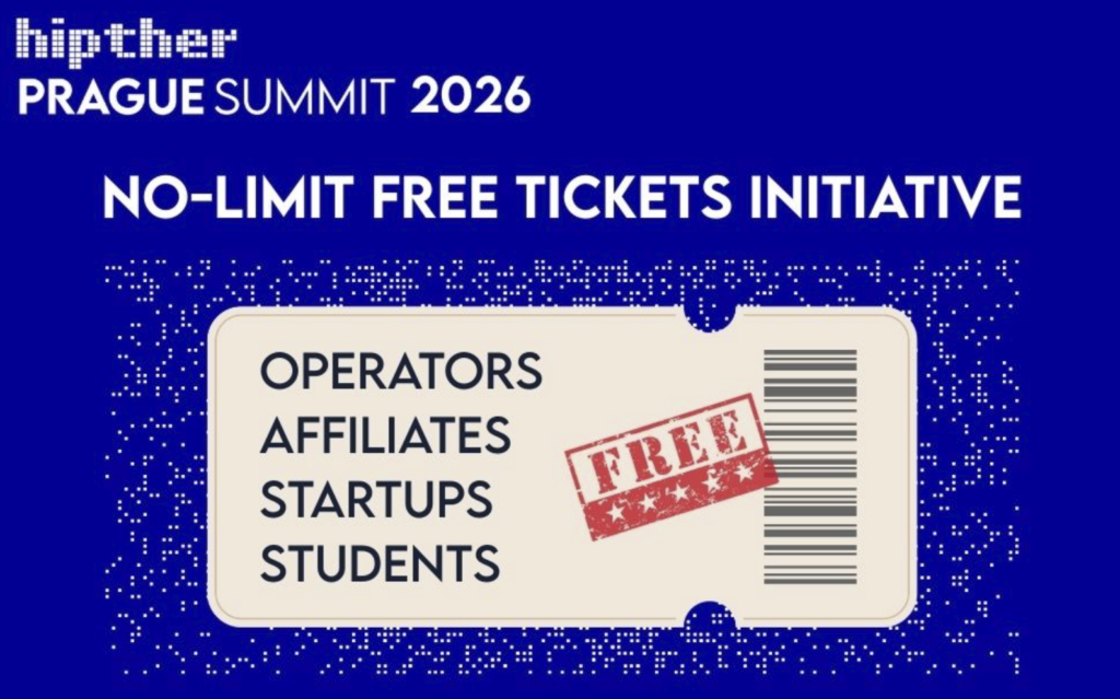 Hipther Prague Summit 2026: biglietti gratuiti per operatori, startup, affiliati e studenti del settore digitale