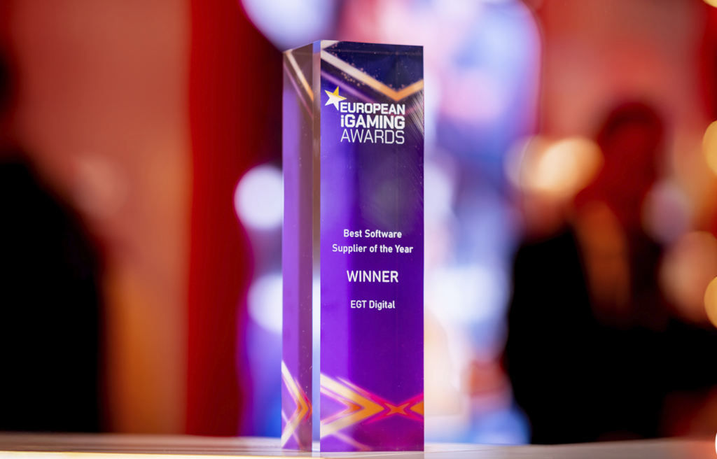 EGT Digital Wins Best Software Supplier of the Year at the European iGaming Awards