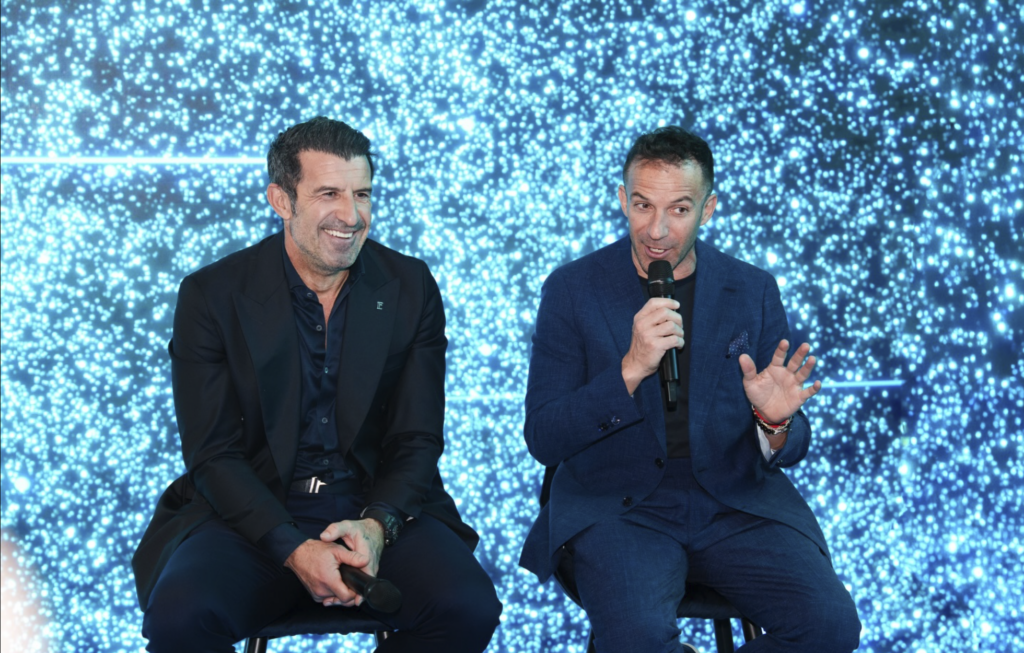 Luís Figo e Alessandro Del Piero ospiti di Digitain a ICE 2026