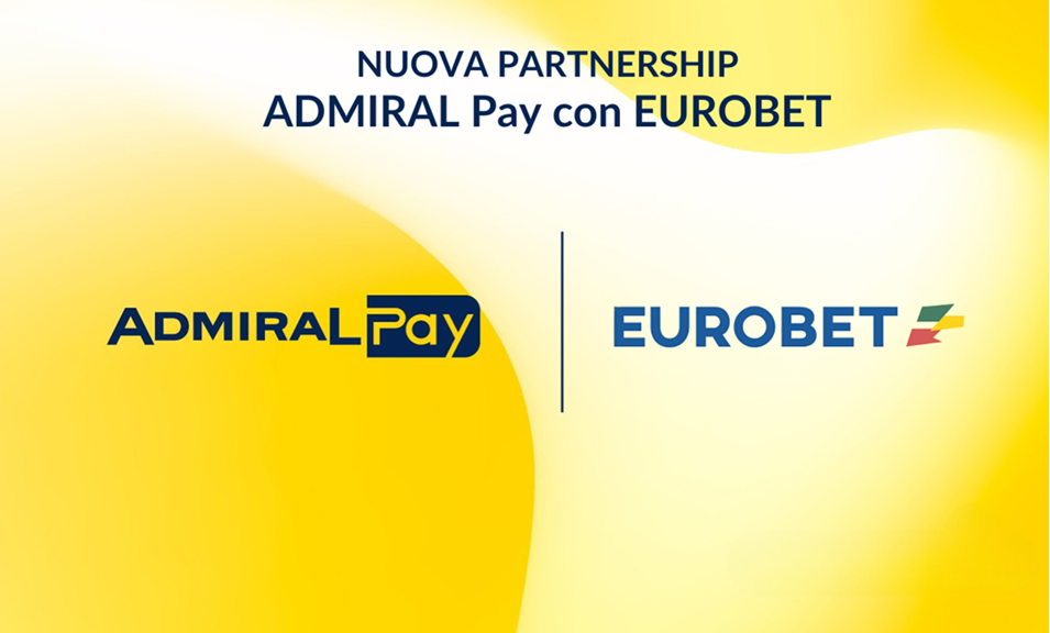 Admiral Pay, accordo con Eurobet: nuova esperienza phygital per milioni di giocatori italiani