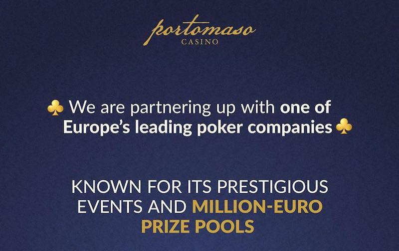 Portomaso Casinò: a Malta grosse novità per il poker live, chiuso deal con un leader del mercato europeo