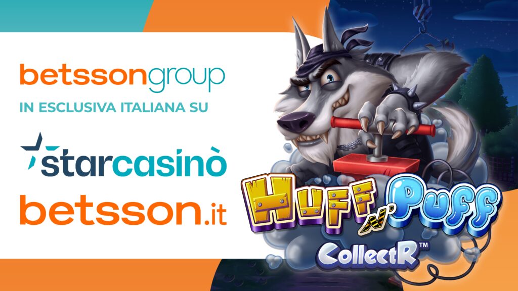 Huff N’ Puff CollectR, Betsson espande l’ecosistema di gioco con il nuovo capitolo evolutivo