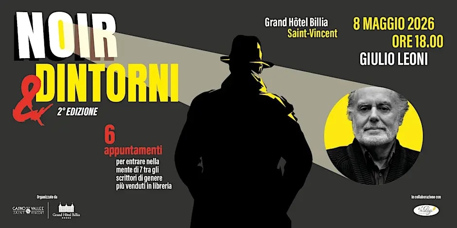 Noir&Dintorni, al Billia ‘L’anatomista delle ombre’ di Giulio Leoni