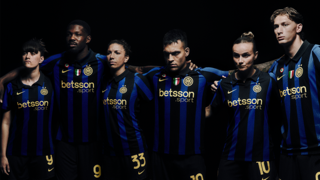 Betsson Sport e Inter, terzo anno insieme: il logo sulla nuova maglia 2026/27