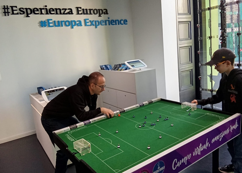 Giornata dell’Europa, la LND eSport porta il calcio digitale a Piazza Venezia
