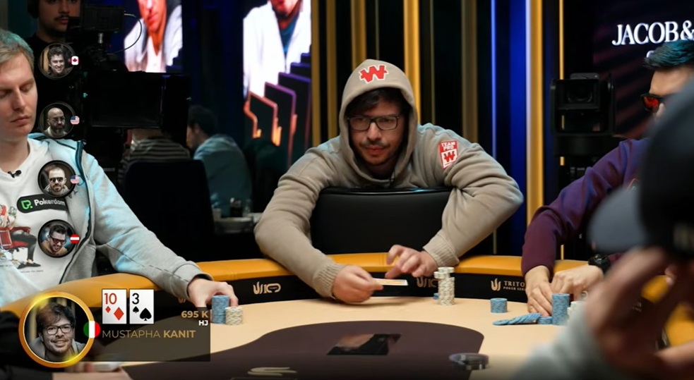 Triton Poker Montenegro: Kanit 26esimo al main event, fatale uno showdown a tre