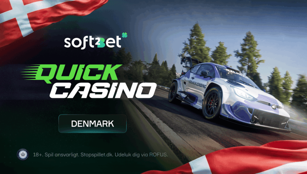 QuickCasino.dk launches in Denmark: Soft2Bet unveils rally-inspired iGaming platform