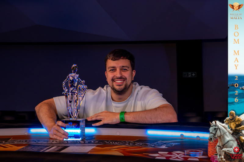 BOM 2026: finale con deal a 4, vince Asenjo ma Passias è il più ricco con l’Italia in chiaro scuro