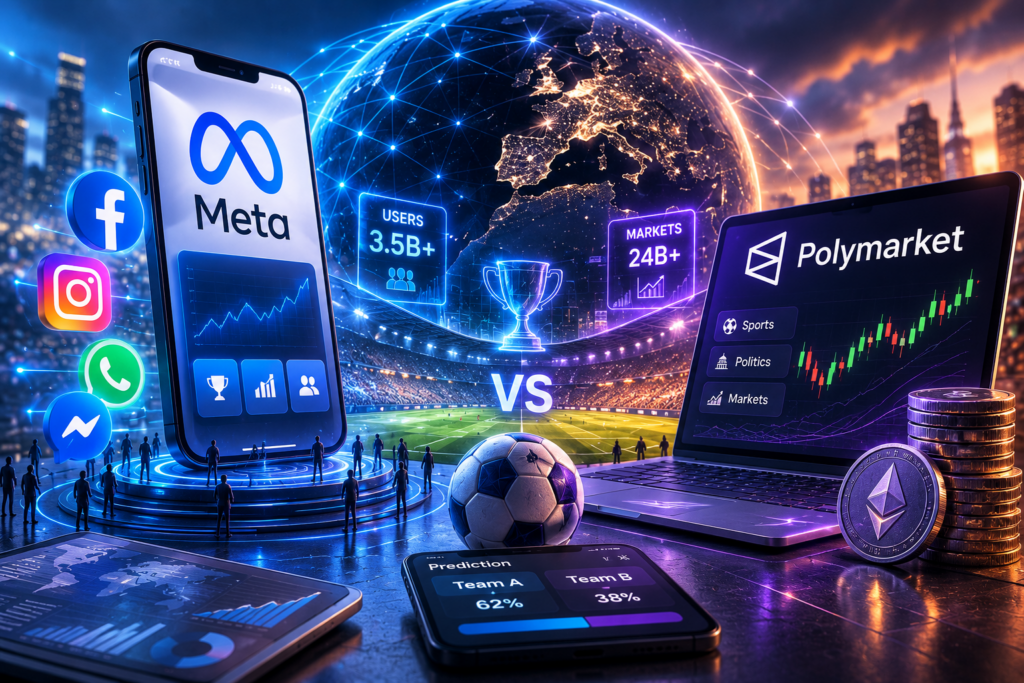 I mercati predittivi fanno gola a tutti: Meta lancia “Arena” e Polymarket conquista la Bundesliga