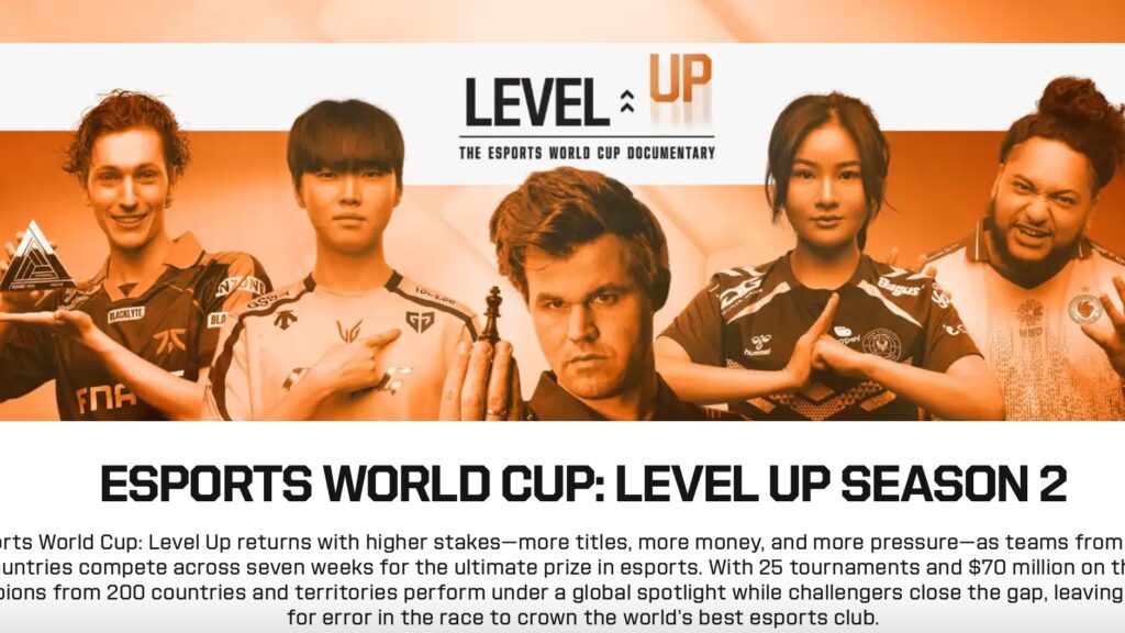 “Esports World Cup: Level Up” torna con la seconda stagione su Prime Video