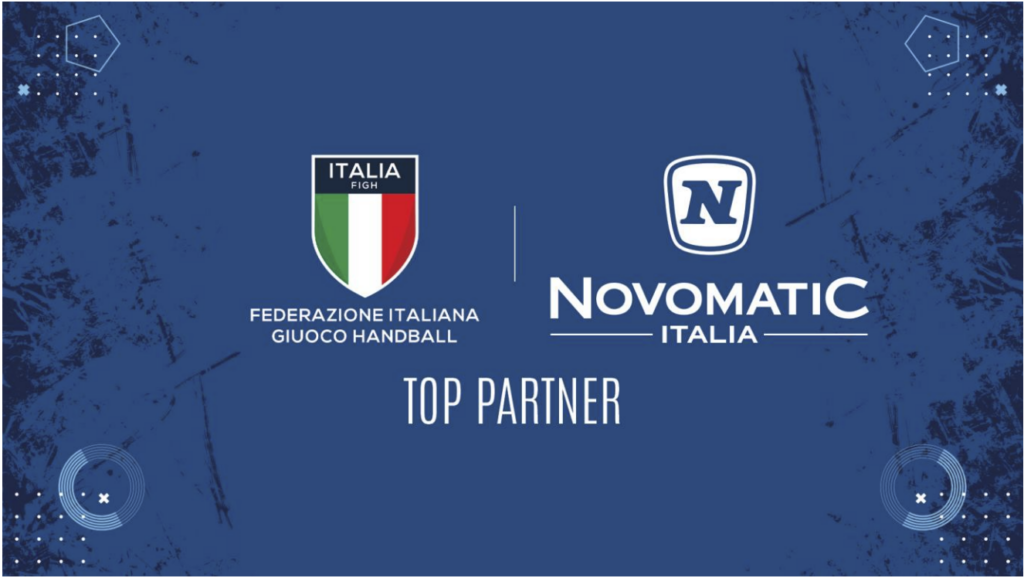 Novomatic Italia sponsor delle Nazionali di pallamano: accordo triennale con la Figh