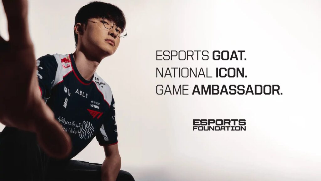 Faker game ambassador della Esports World Cup e della Nations Cup fino al 2028